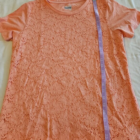 Basic Editions Orange Top - Picture 2 of 6